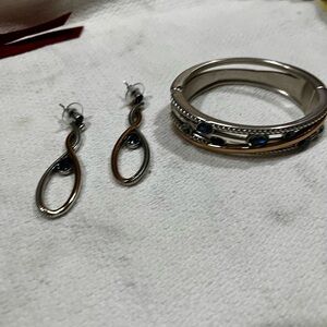 Vintage rare Brighton earrings and bracelet